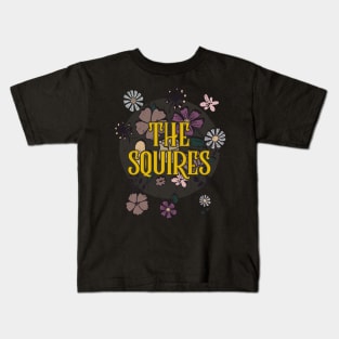 Aesthetic Squires Proud Name Flowers Retro Styles Kids T-Shirt